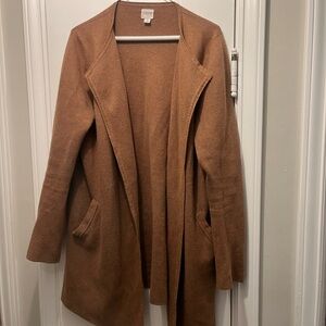 J. Crew Women's Brown Sweater Coat